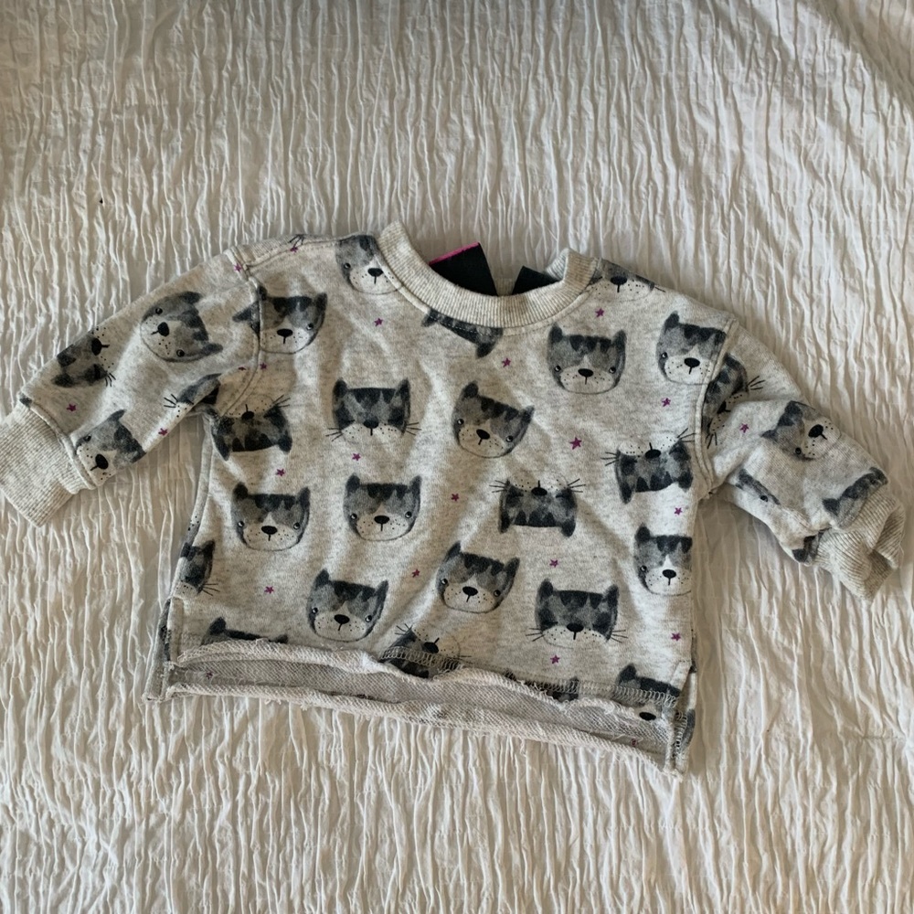 Koala Kik Cropped Sweatshirt 0-3 month